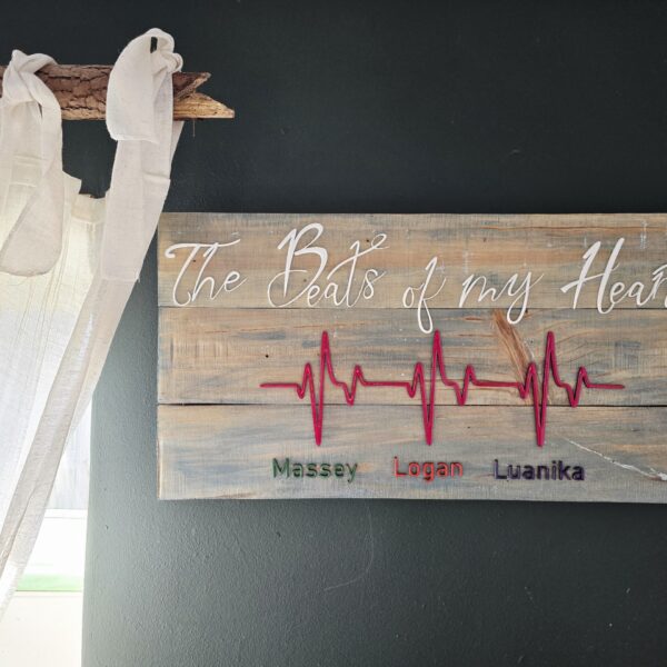 The Beats of my Heart Sign