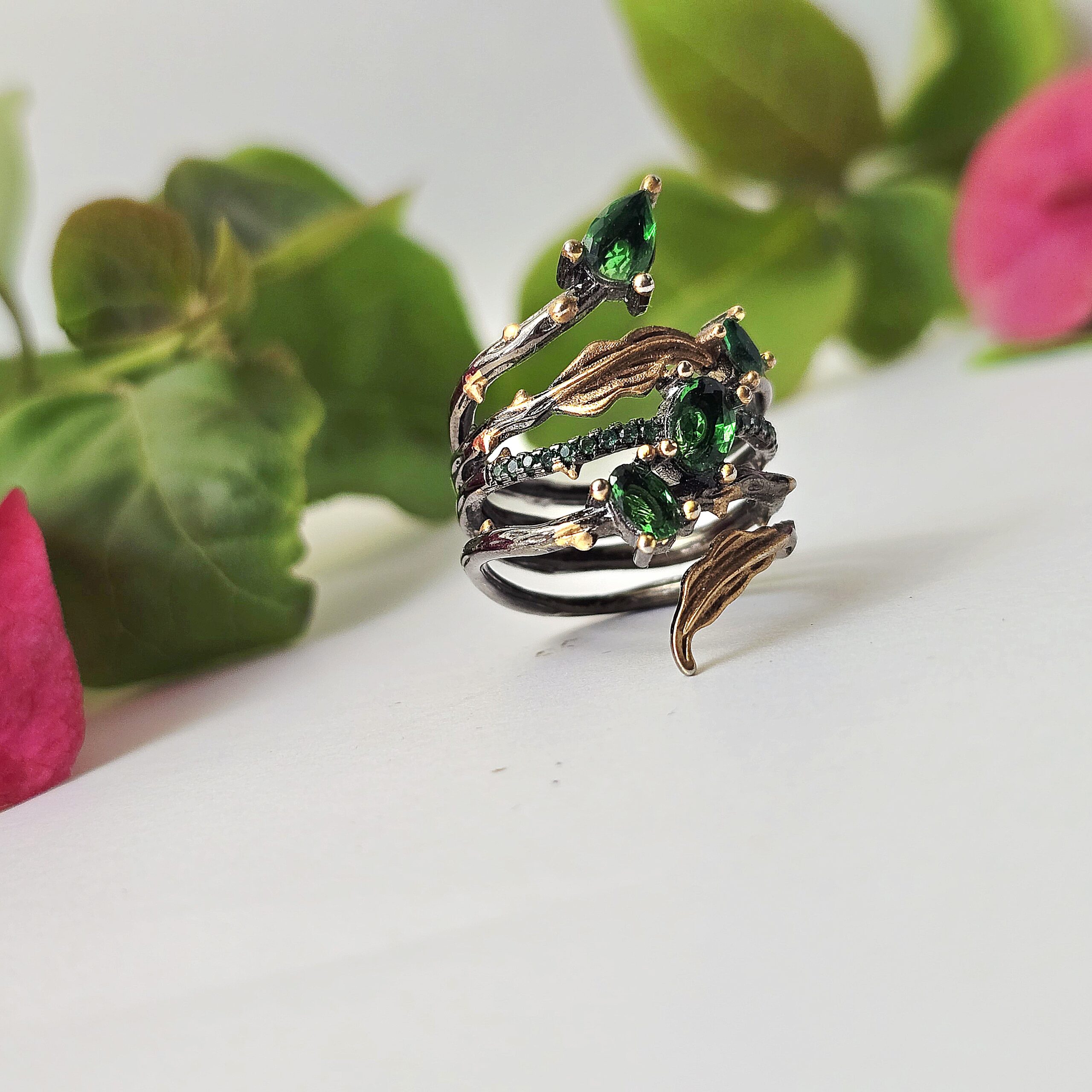 Green Stone Ring