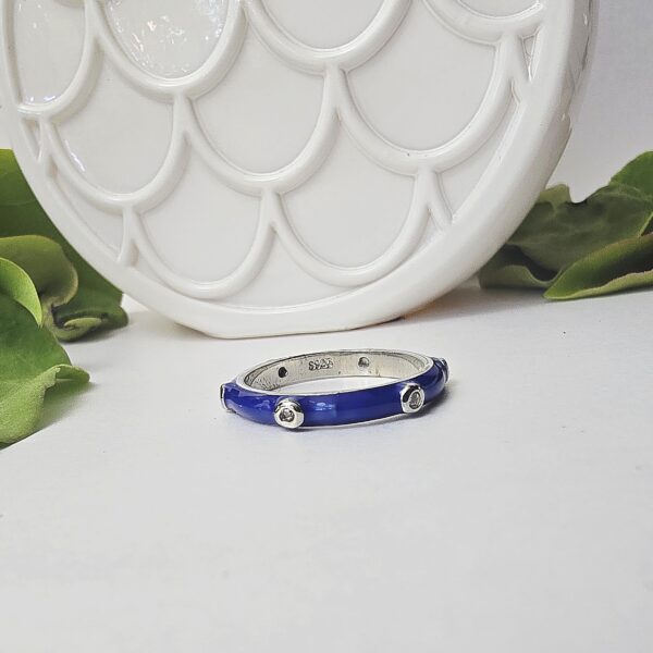 Blue Stacking Ring